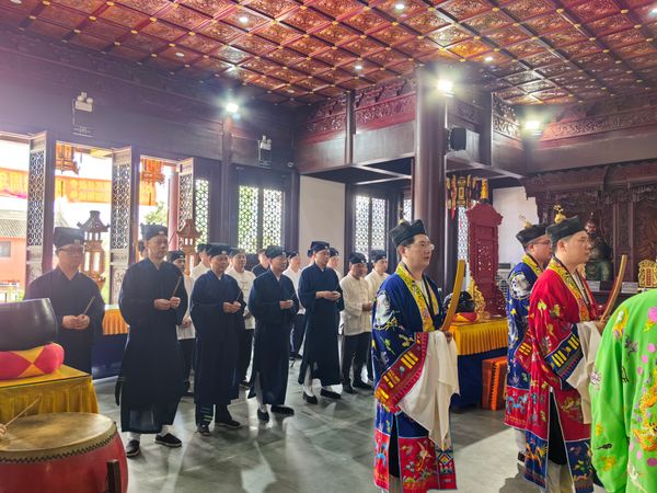 上海道教界举行纪念中国人民抗日战争 暨世界反法西斯战争胜利78周年和平祈祷活动